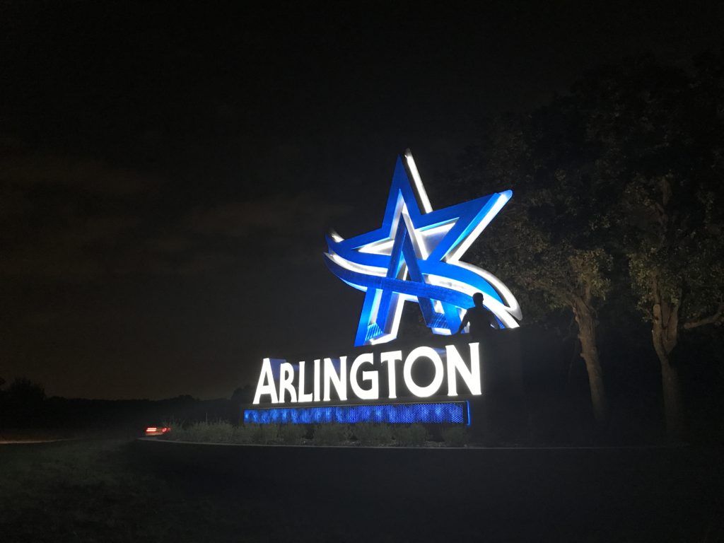 Arlington Gateway Monument - Light Mock Up
